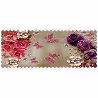رانر رومیزی مخمل رنس مدل R1-42818 سایز 100x40 سانتی متر