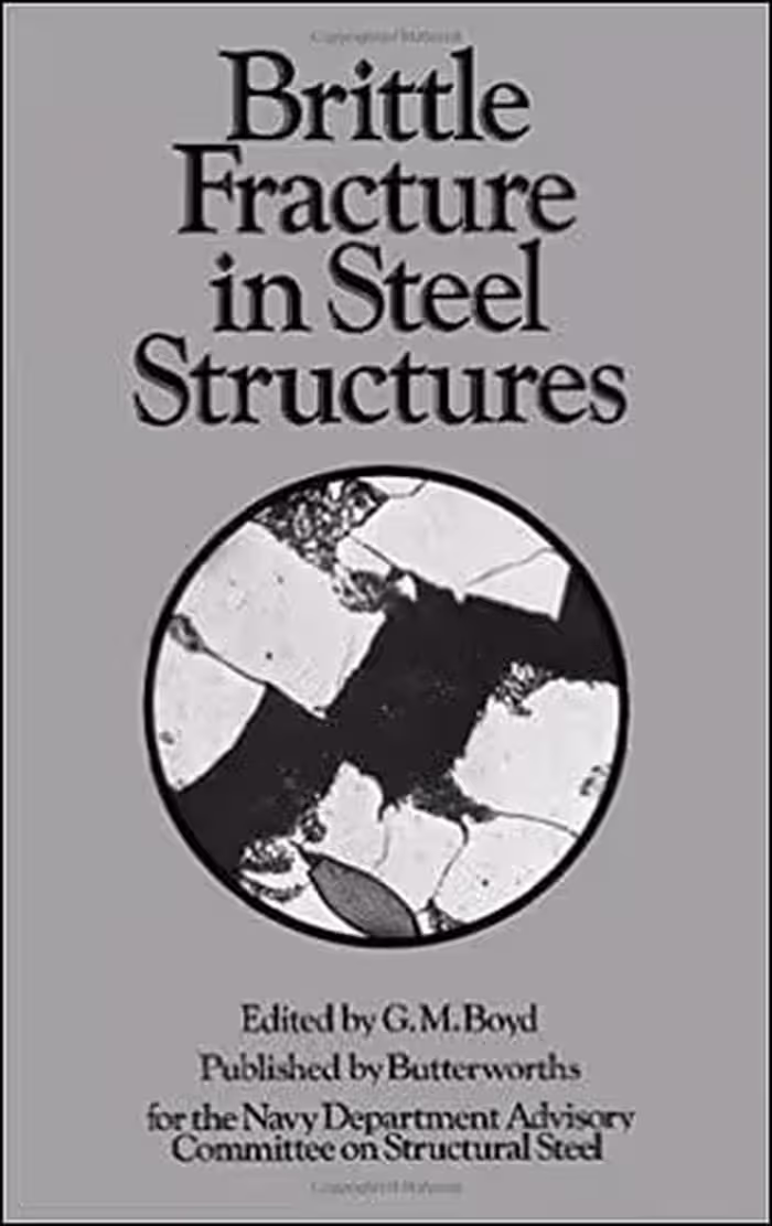 󾕇 Boyd G. M., Brittle Fracture in Steel Structures, 1970 - دانلود کتاب های دانشگاهی