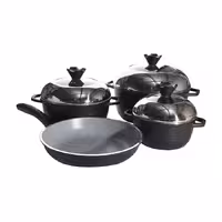 سرویس قابلمه 7 پارچه عروس مدل کلاسیک