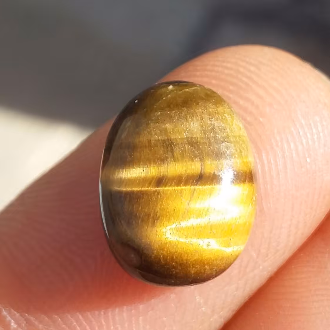 نگین چشم ببر وارداتی از کشور پاکستان با تلالوئی بی نظیر کد 11131