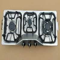 گاز صفحه ای سه شعله استیل هاردستون