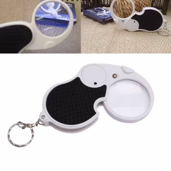 ذره بین کشویی چراغ دار