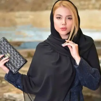 روسری نخی ساده، کیفیت عالی، برند لورنزو، قواره 140