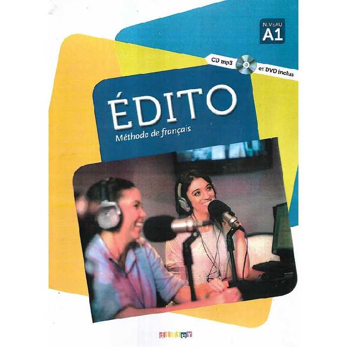 EDITO A1+cahier d activites+CD کتاب آموزش زبان فرانسوی