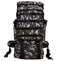 کوله پشتی کوهنوردی و سفری و  طبیعتگردی 55 لیتری ارتشی طرح برگ و باد