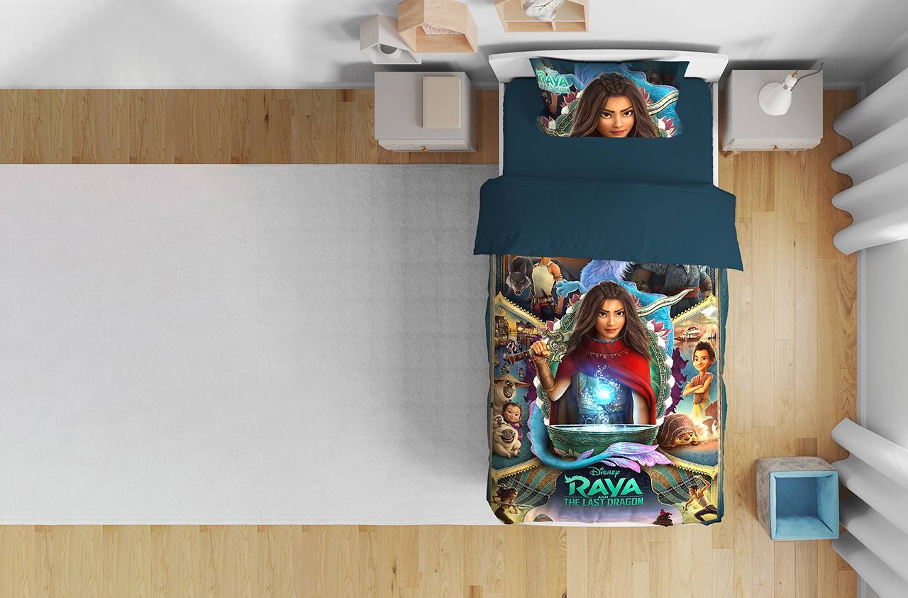 روتختی یک نفره آلوئه ورا لومانا 4تکه طرح Raya