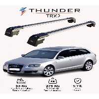 نوار محافظ خودرو مشکی AUDI A6 AVANT 2005 2010 TRX2 CARRIER قفل جستجو SEAN CARRIT SUILING BAR سیاه Thunder