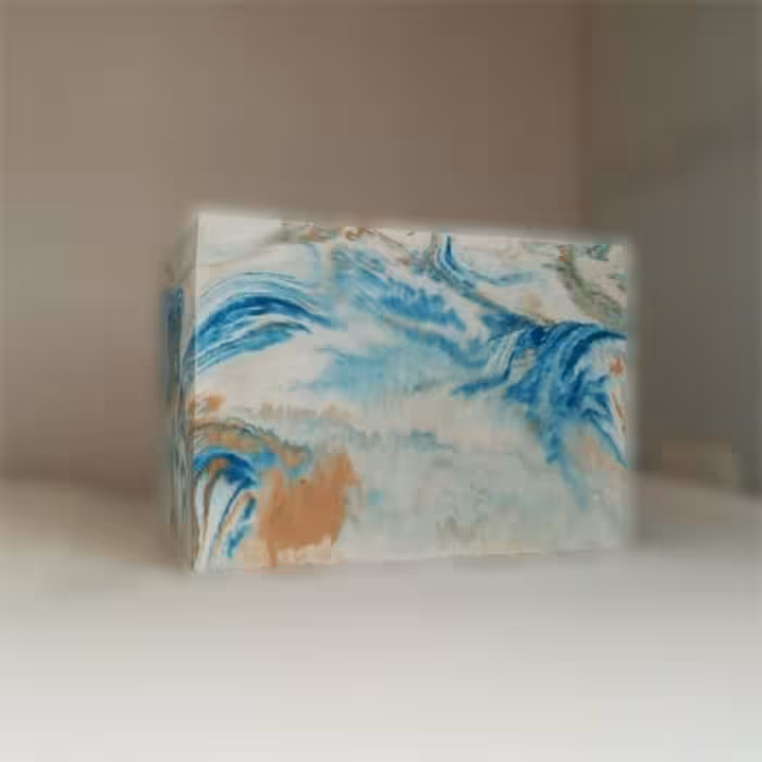 گلدان بتنی طرح مکعب مستطیل طرح کهکشان AMZ12