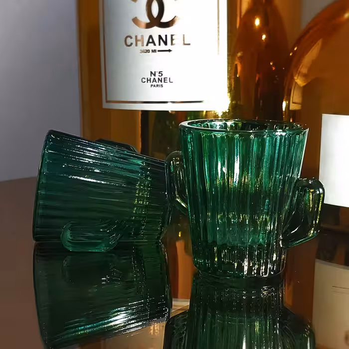 شات کوچک طرح کاکتوس جنس شیشه ای رنگ سبز برند ال سی وایکیکی هوم مقاوم