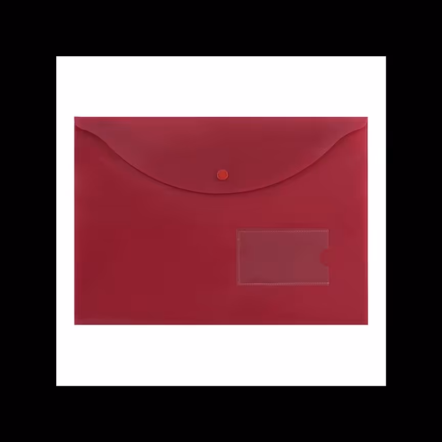 پوشه دکمه دار مات و شفاف آ4 پاپکو 116BMوBTبسته 108 عددی