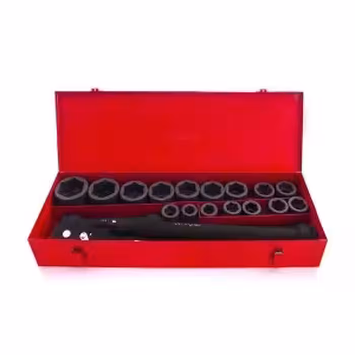 جعبه بکس 21 پارچه فشار قوی مشکی درایو 3/4 لایت مدل SU21-P