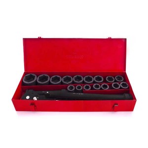 جعبه بکس 21 پارچه فشار قوی مشکی درایو 3/4 لایت مدل SU21-P