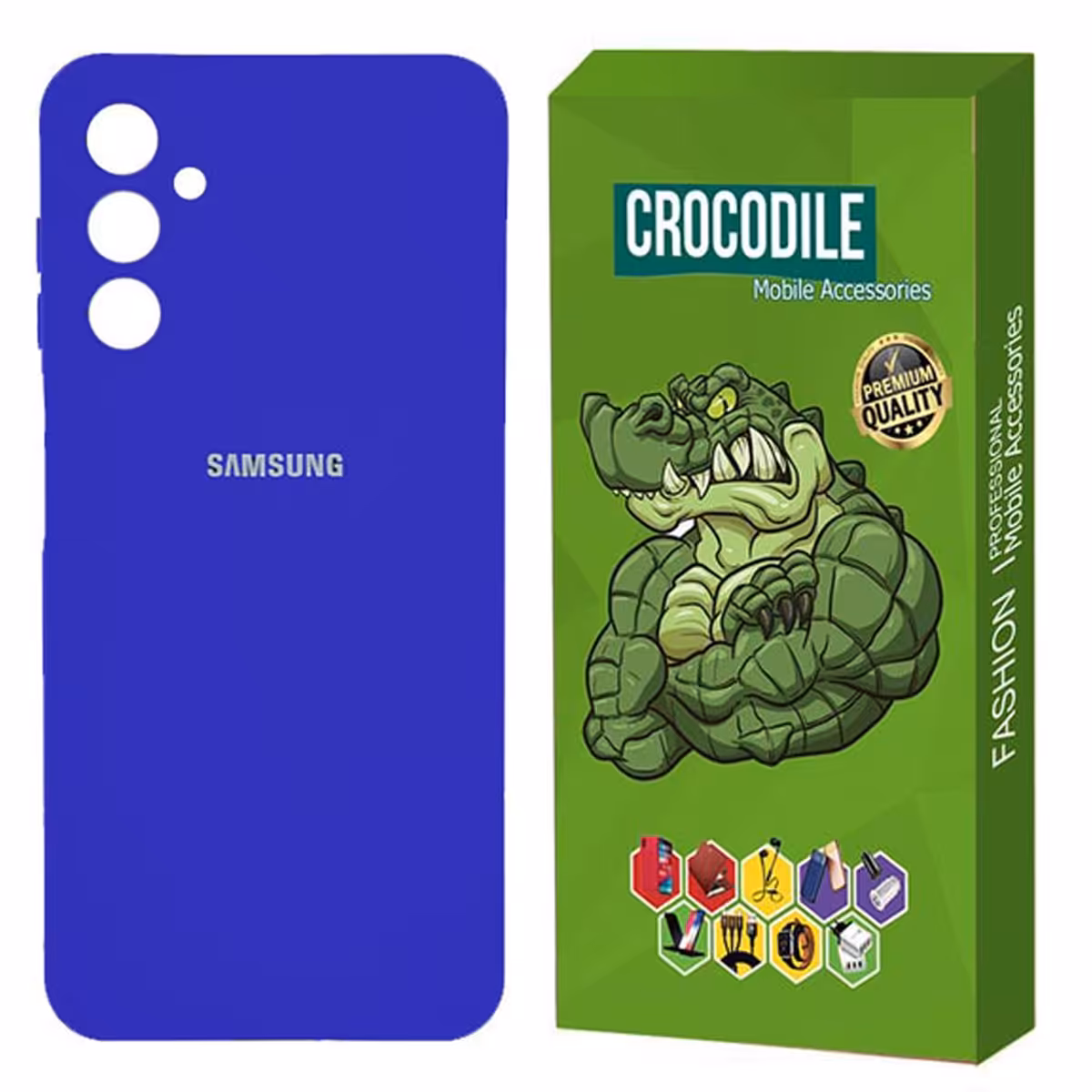 کاور سیلیکونی کروکودیل مناسب برای گوشی سامسونگ  Galaxy A14