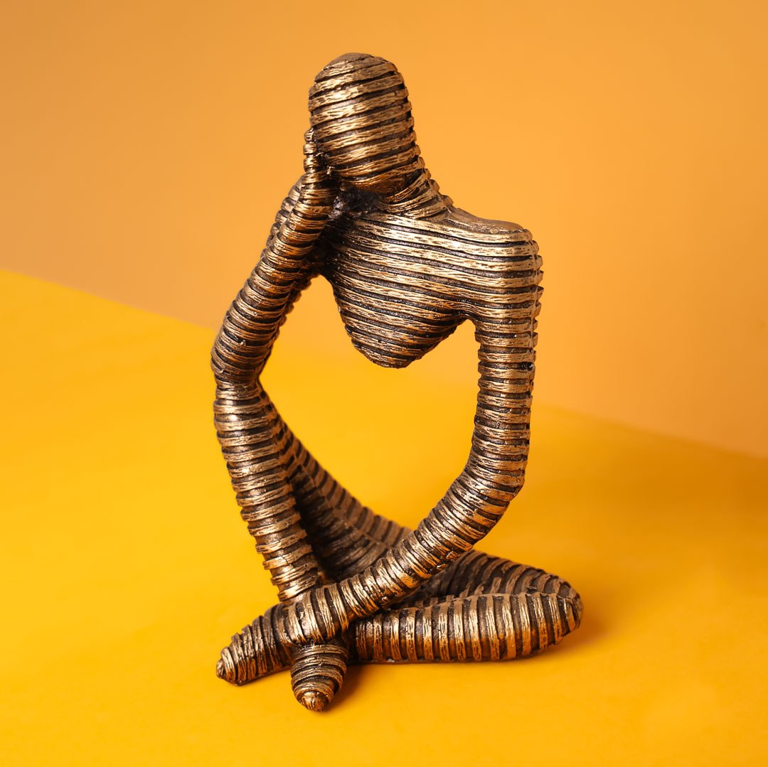 مجسمه مومیایی متفکر برنزی