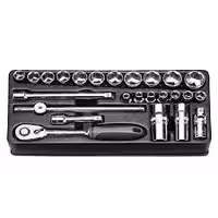 مجموعه25 عددی سری بکس و آچار NTS-7400نووا