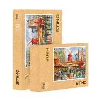 پازل شیشه ای استینو 500 تکه طرح پاریس (کد 18104)
