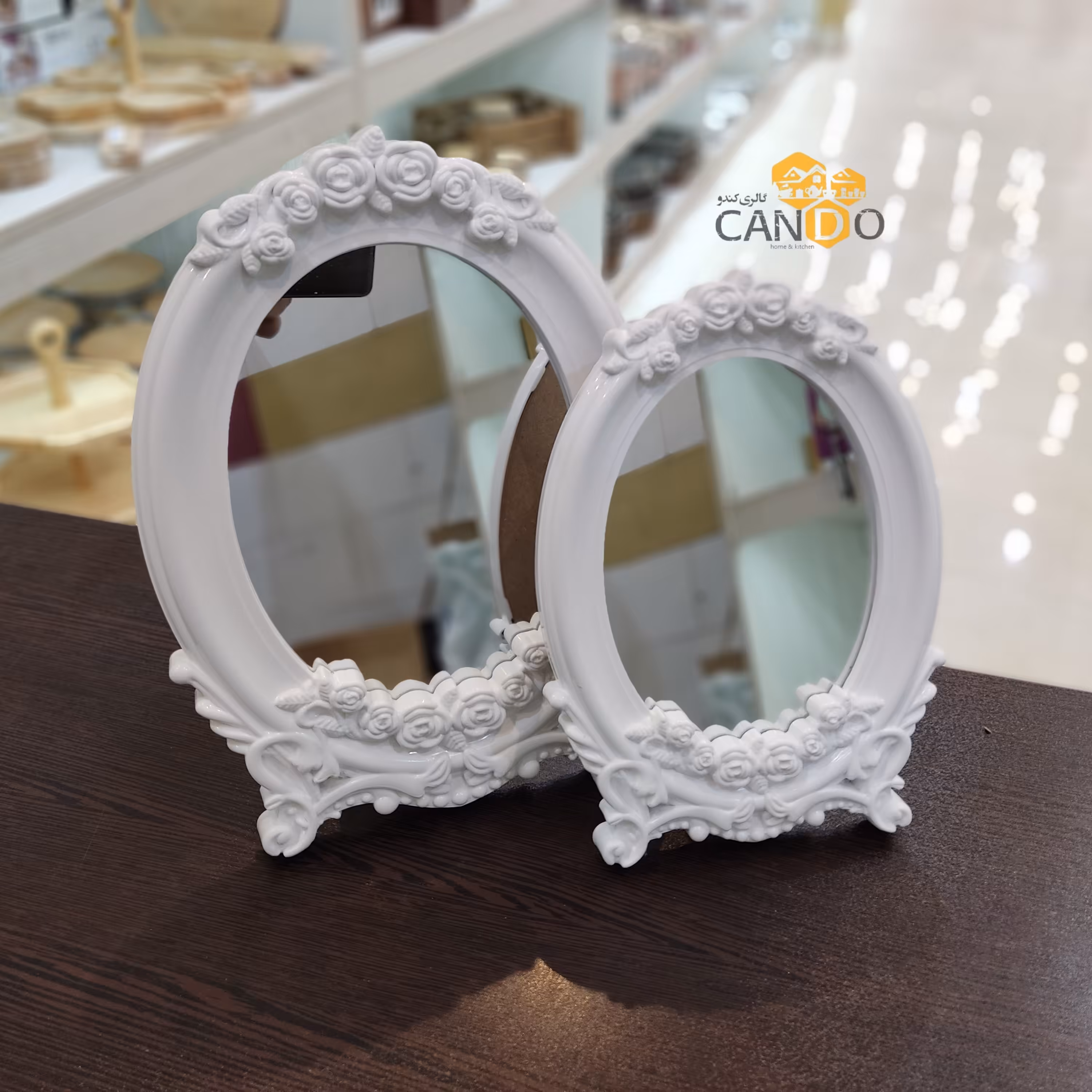 آینه گلدار کوچک 