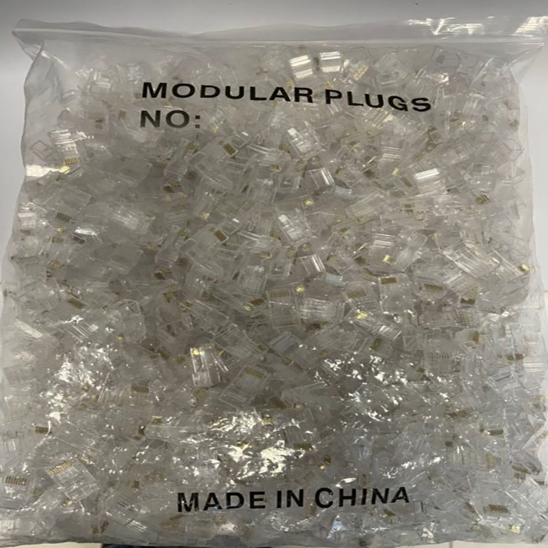 کانکتور سوکت RJ45 CAT6  بسته 500 عددی