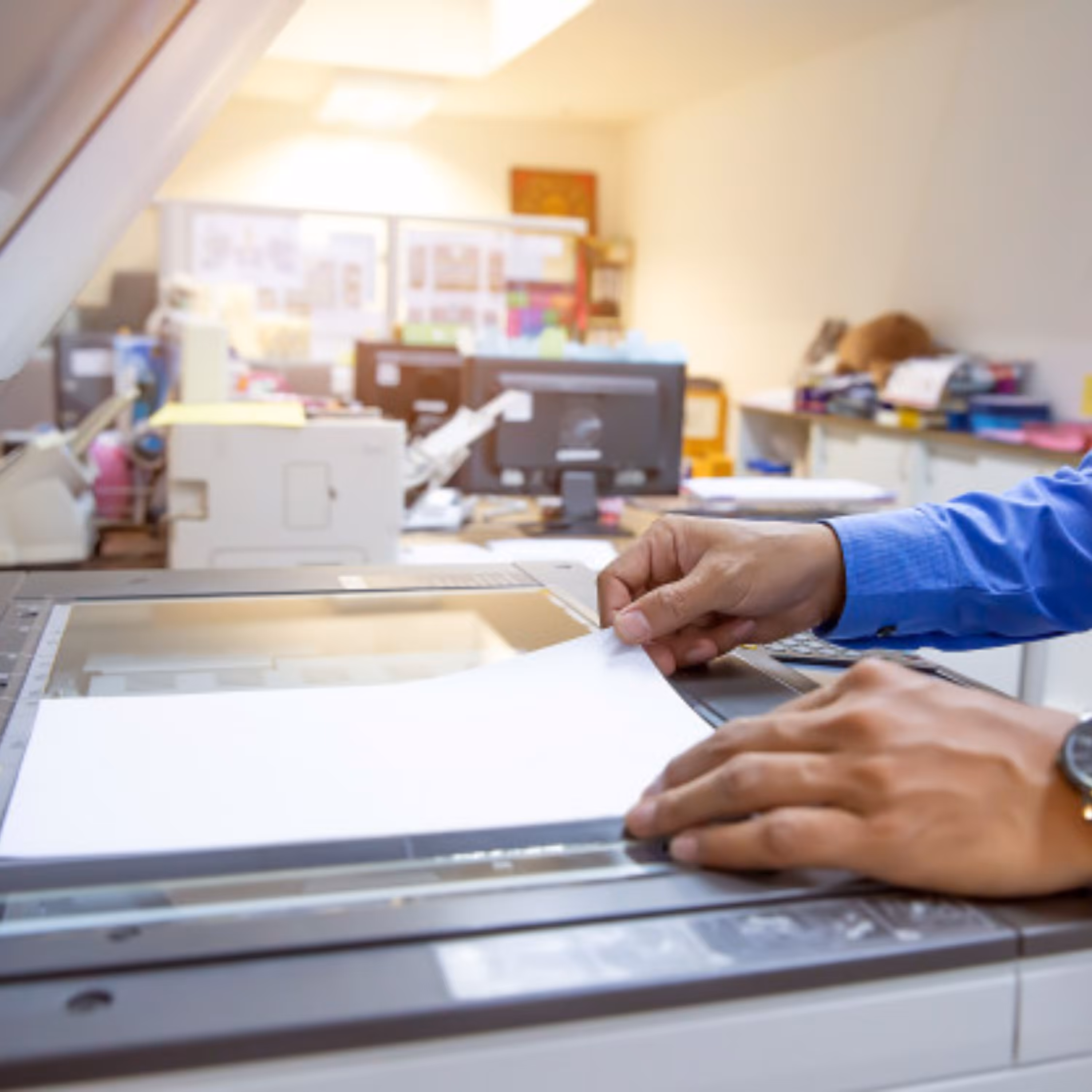 کپی یا پرینت رنگی یکرو بـرگـه سایز آ4