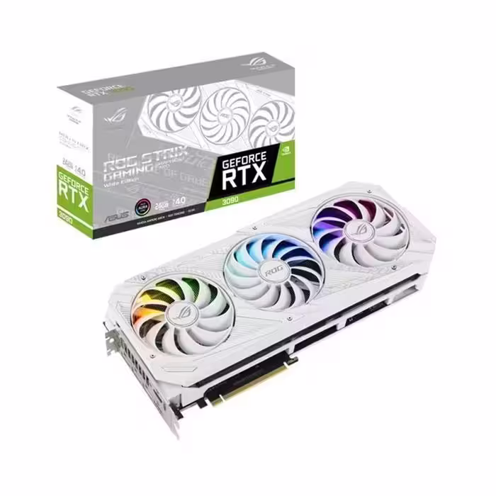 کارت گرافیک ایسوس ROG Strix GeForce RTX 3090 White 24G