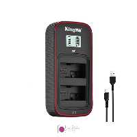 شارژر دوبل باتری با صفحه نمایش KingMa LP-E8