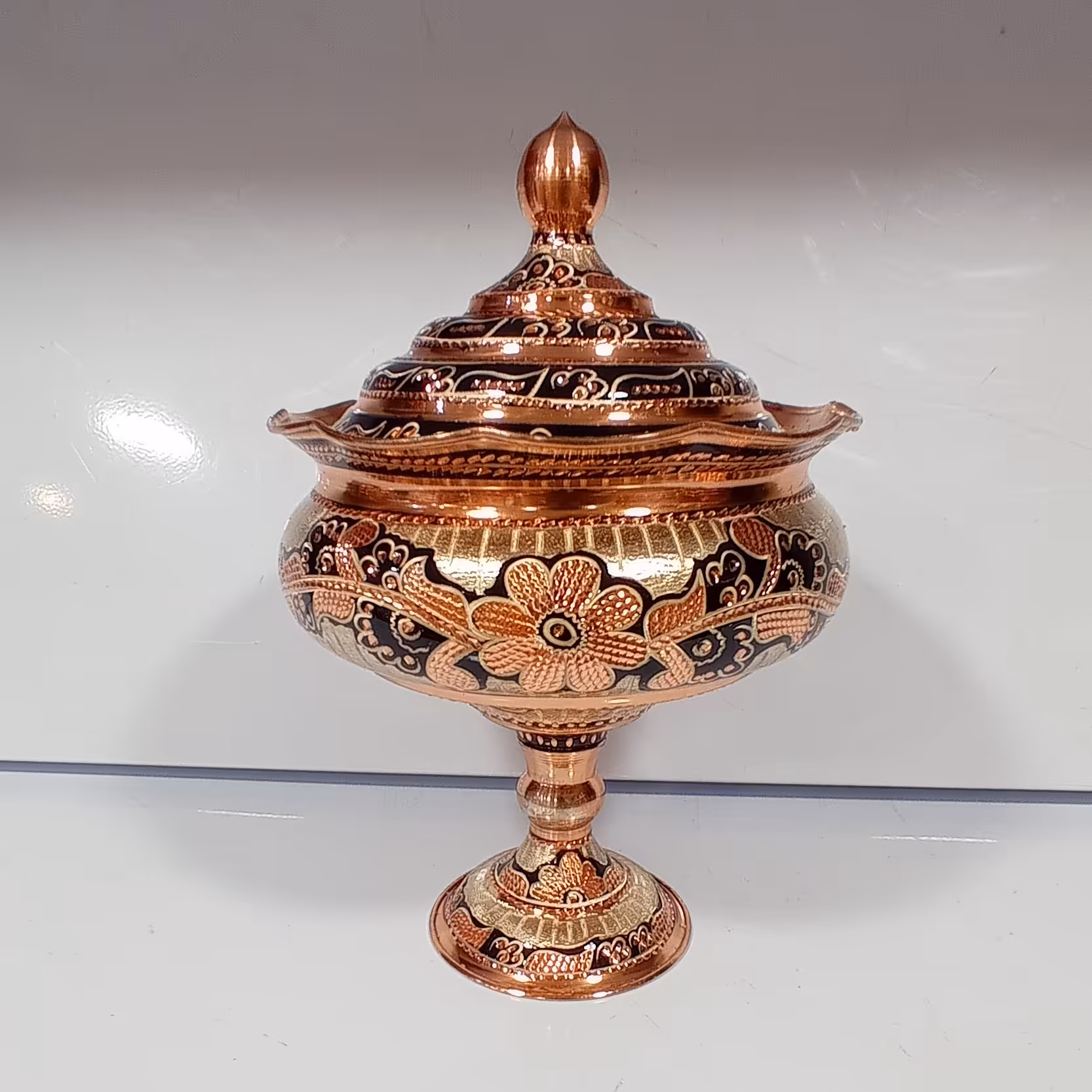 شکلات خوری و گزخوری نقره کوب مسی لب چین نانودرجه یک