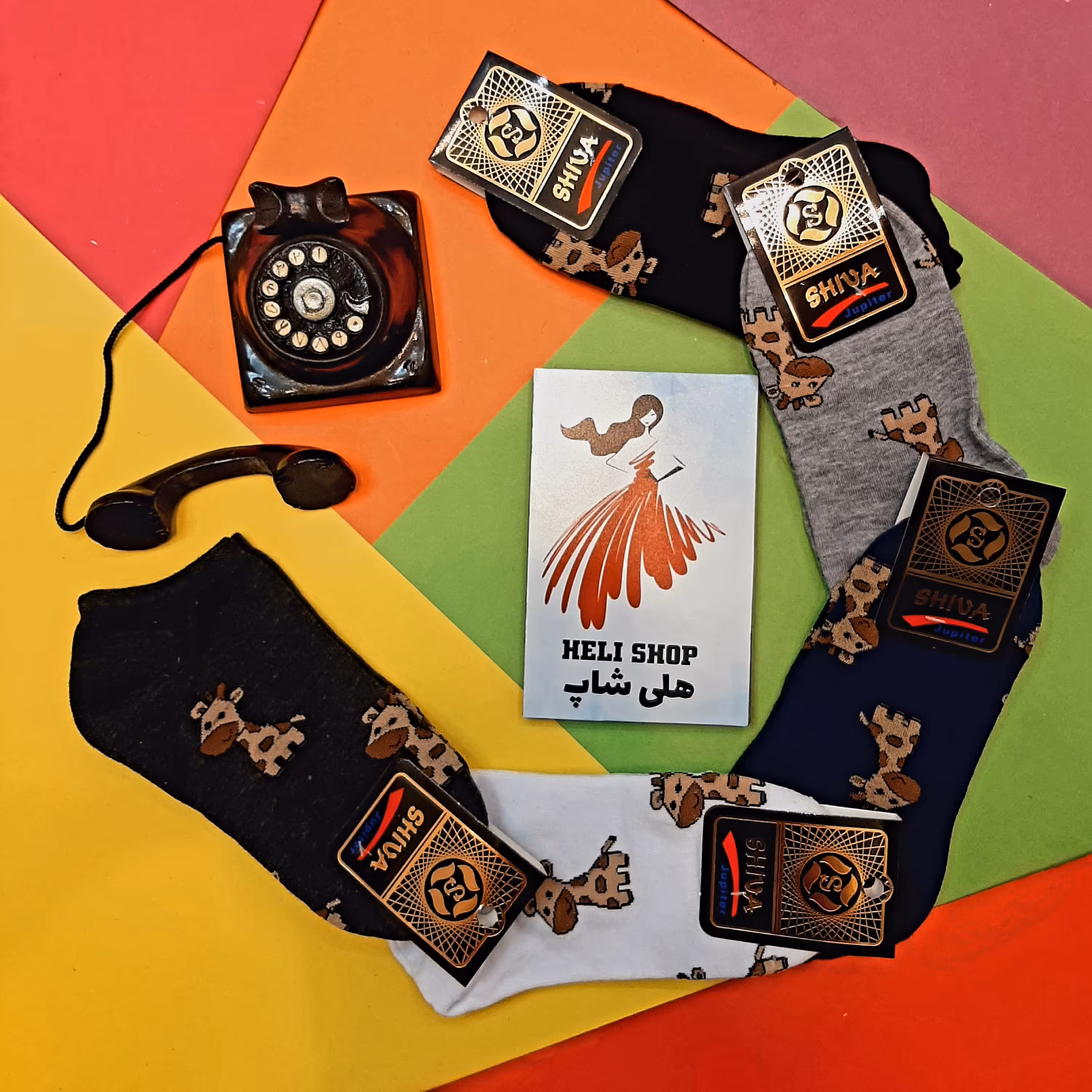 جوراب فانتزی زرافه