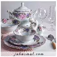 سرویس چینی پردیس طرح آنیل 102 پارچه کد 806