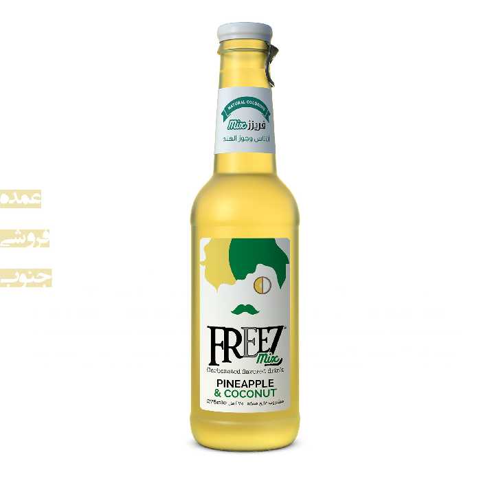 نوشیدنی گازدار آناناس و نارگیل فریز میکس - 270 میلی لیتر