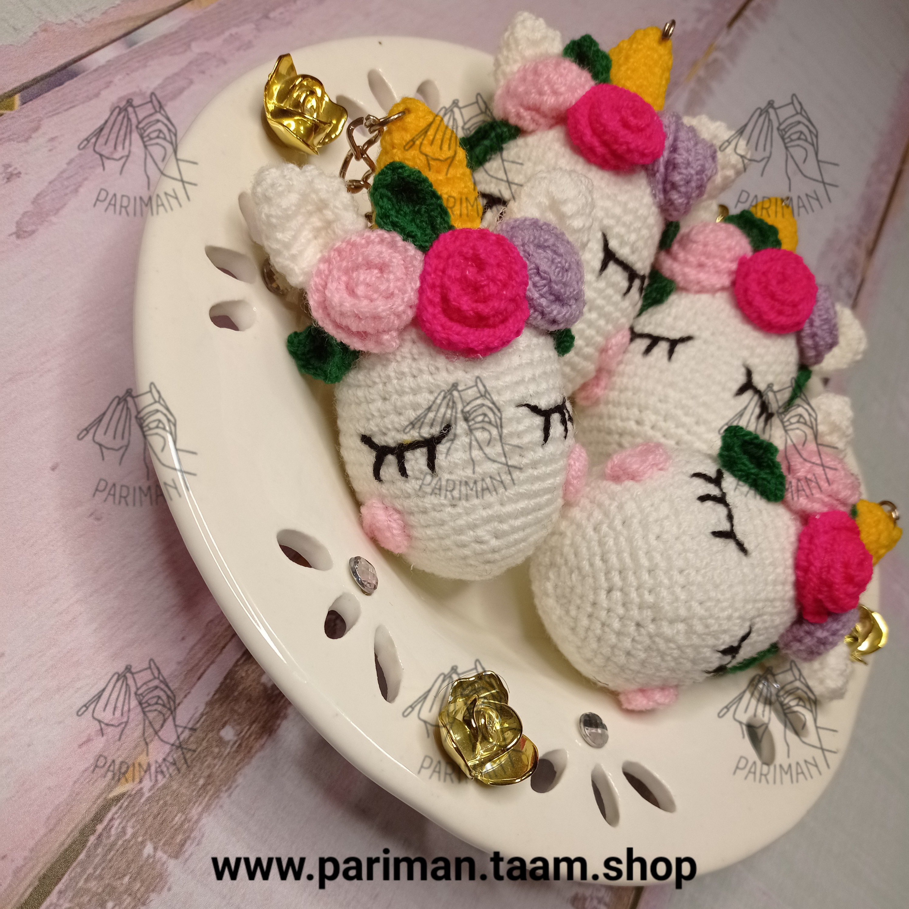 تخم مرغ  بافتنی تزئینی عیدانه