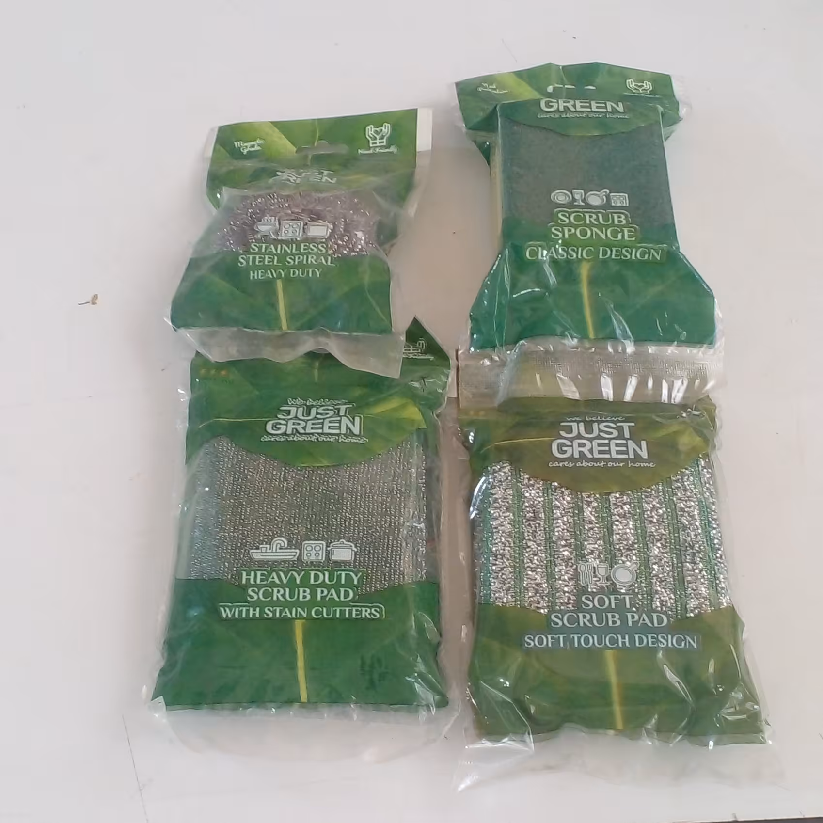 پک  اسکاچ  نرم و زبر و سیم وابر دار . جاست گرین