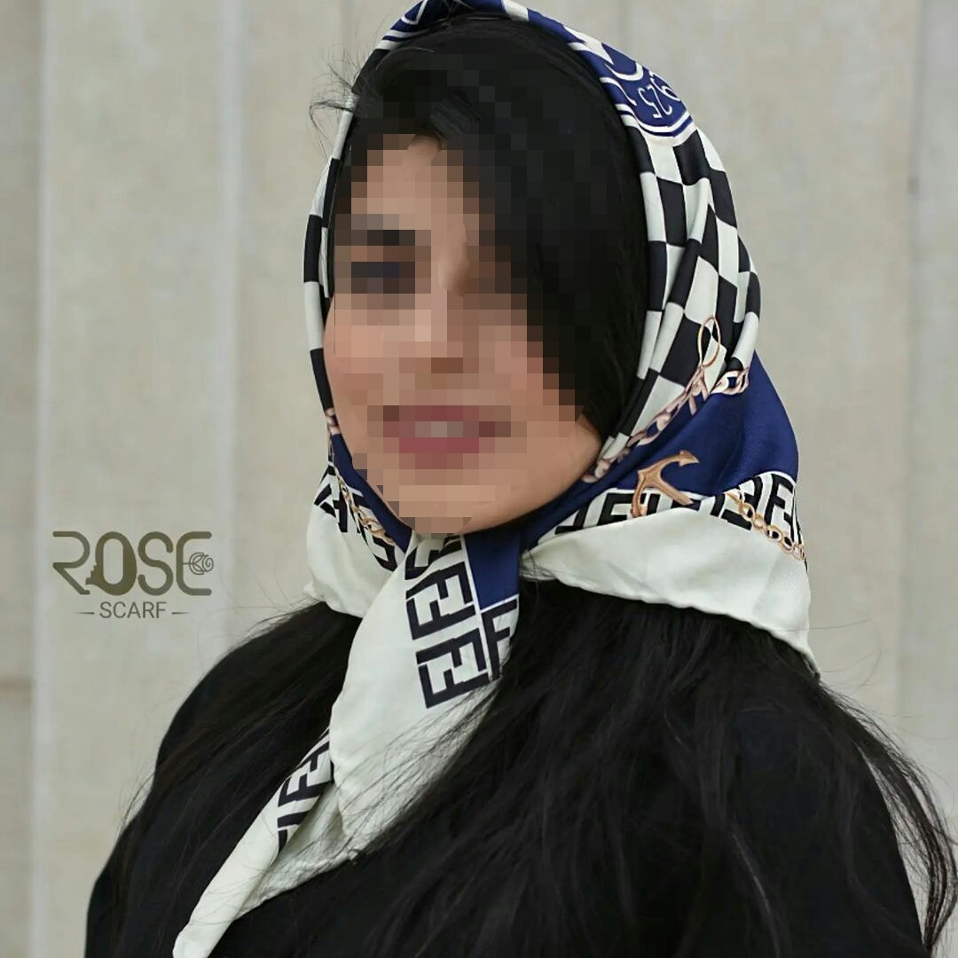 مینی اسکارف ساتن ابریشم دست دوز در طرح های جذاب