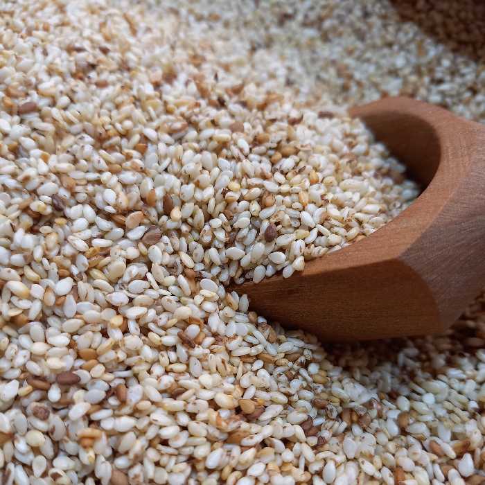 کنجد سفید تنوری محلی  ارگانیک