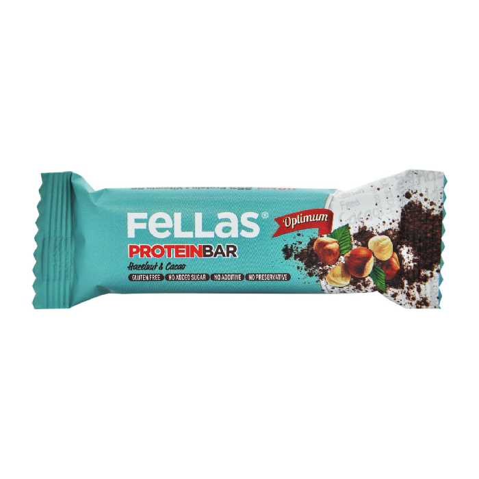 شکلات پروتئین بار فندقی فلاس - Fellas