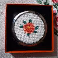 آیینه فلزی شماره دوزی 3