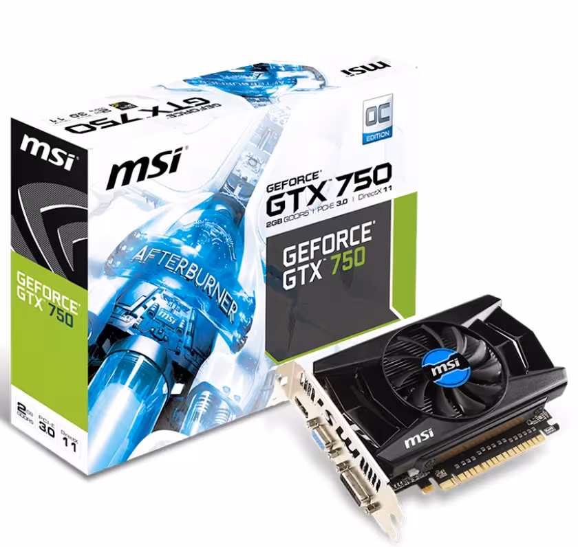کارت گرافیک ان 750 ام اس آی با قابلیت اورکلاک