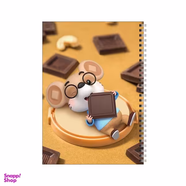 دفتر مشق 50 برگ بامبیلیپ طرح موش شکلات خور کد 7175781