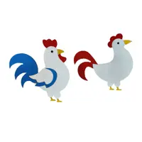 اسباب بازی مشاغل مدل استند مرغ و خروس کد 6460361