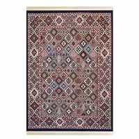 گلیم فرش ماشینی طرح محراب سرمه ای سایز 3در 4 متر(12 متری) 