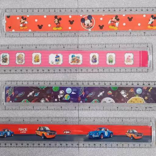 خط کش 30سانت کریستالی