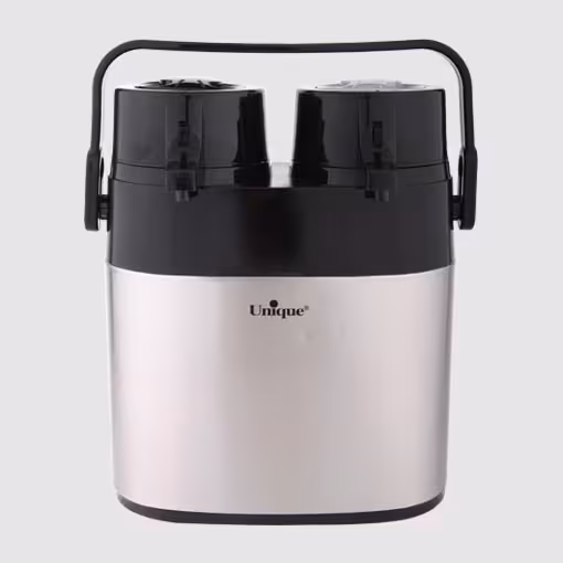 فلاکس 2 قلو 1.3 استیل شیشه دار مدل UN-9030 یونیک - کیفیت و طراحی مدرن