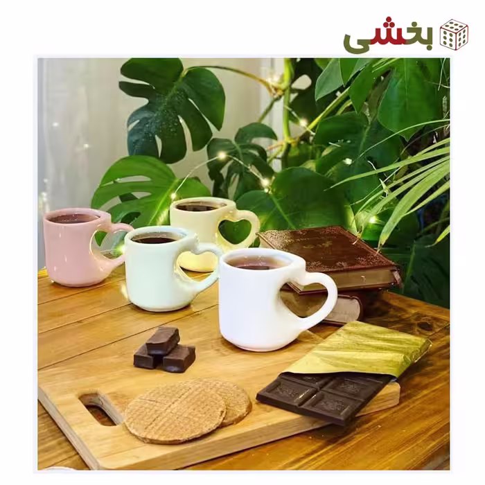 لیوان دسته قلبی کد 353