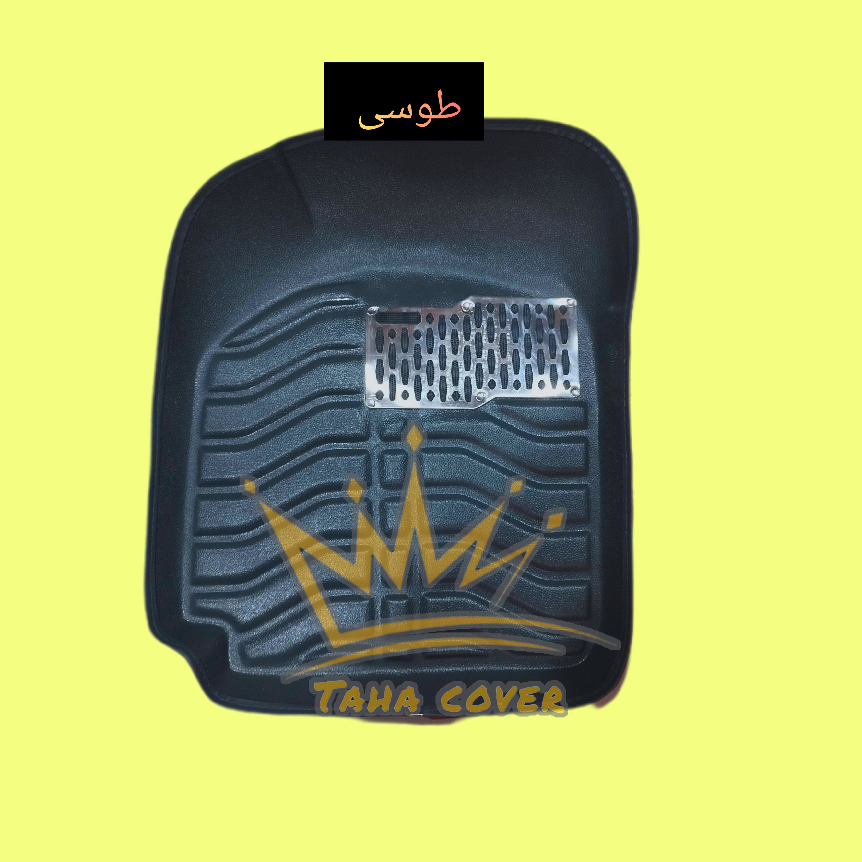 کفپوش سه بعدی خودرو L90 یک رنگ طوسی سایز فیت