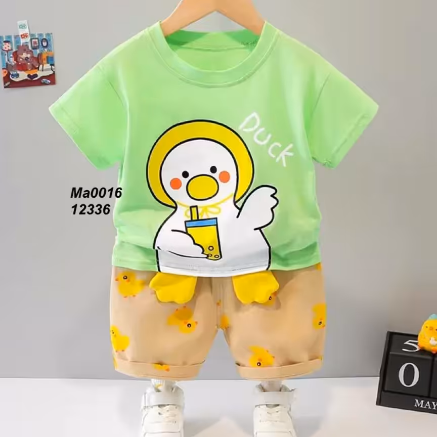 تیشرت فانتزی و شلوارک کتان