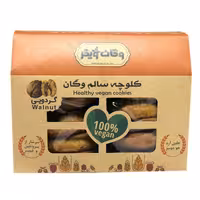 کلوچه گردویی کشمشی سالم و رژیمی وگان ویگر 380 گرم(بدون مواد نگهدارنده-با شکر قهوه‌ای)