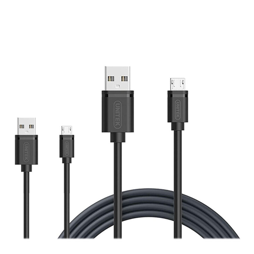 کابل Micro USB یونیتک Y-C4050BK بسته 2 عددی