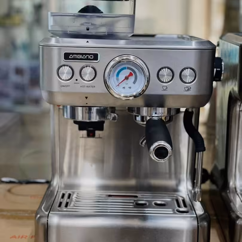 اسپرسو ساز 20 بار نیمه صنعتی آمبیانو اسپرسوساز آسیاب دار 