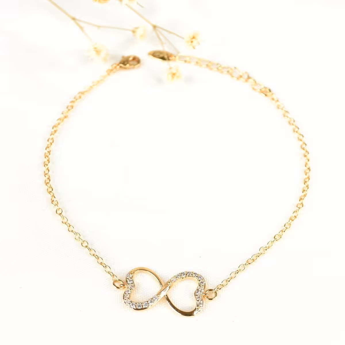 دستبند بینهایت قلبی برند ژوپینگ کد7994