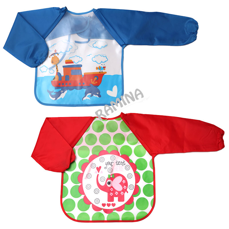 پیشبند نایلونی آستین دار کودک