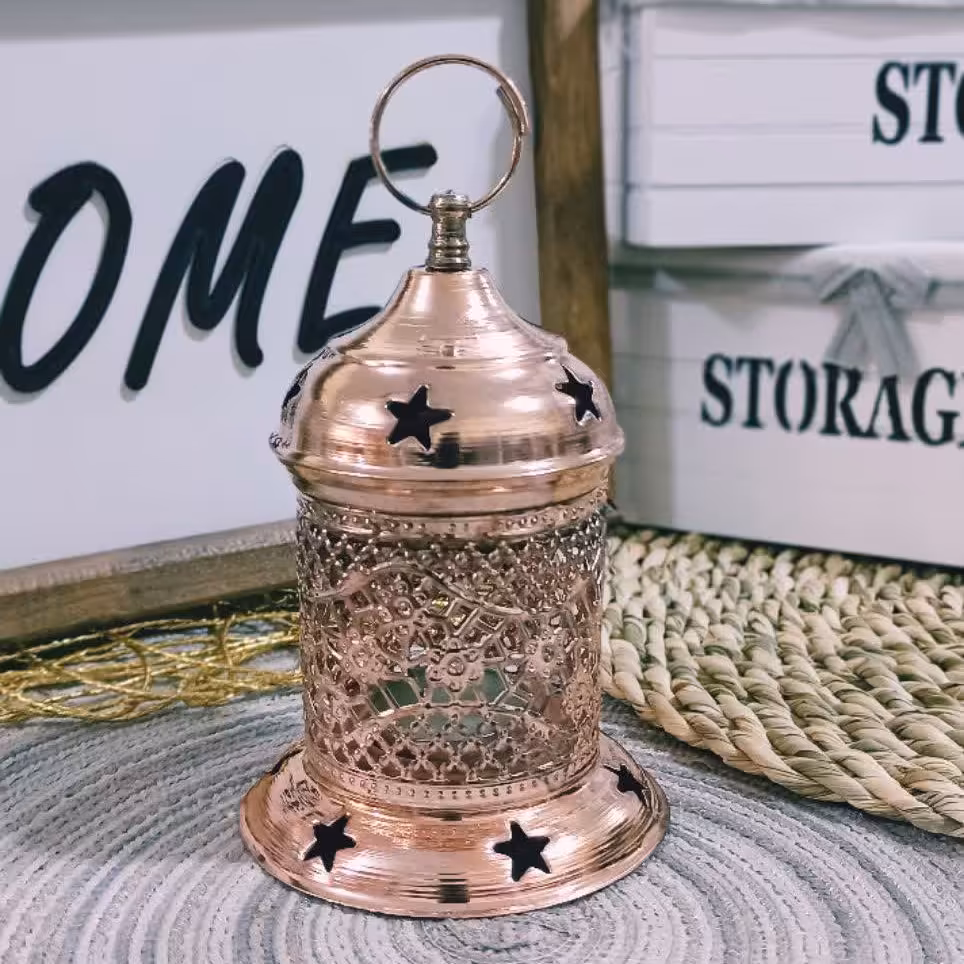 جاشمعی فلزی مدل فانوس دریایی